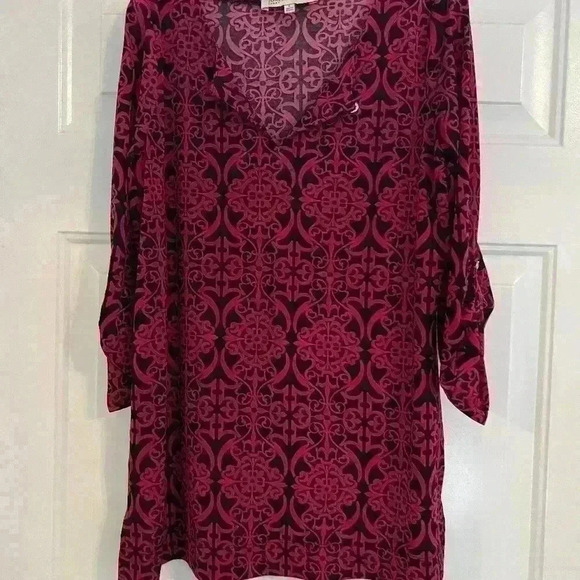 Jones New York Tops - Jone New York Pink and Black Tunic